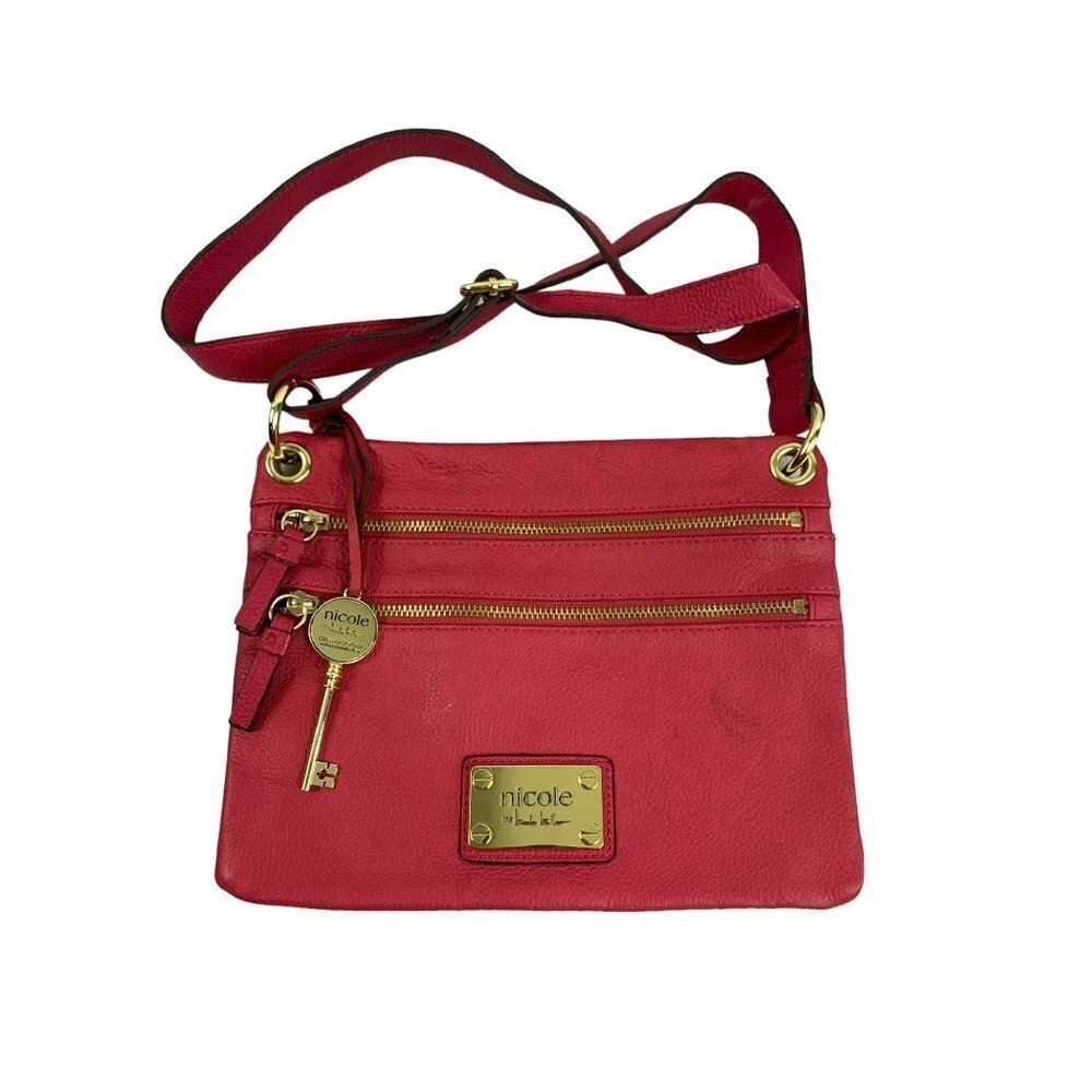 Nicole Miller Women's Super Pink Cross Bag